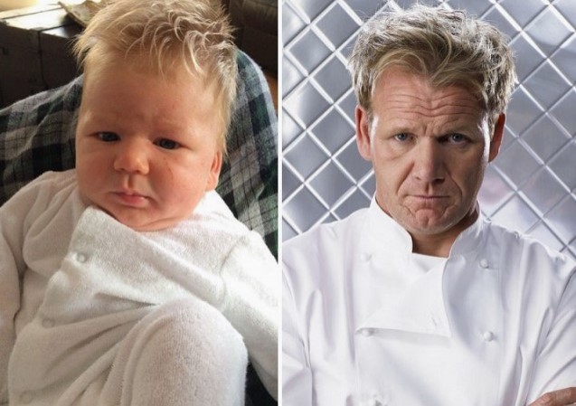 Estos bebés se parecen mucho a personajes famosos - Imagen 4