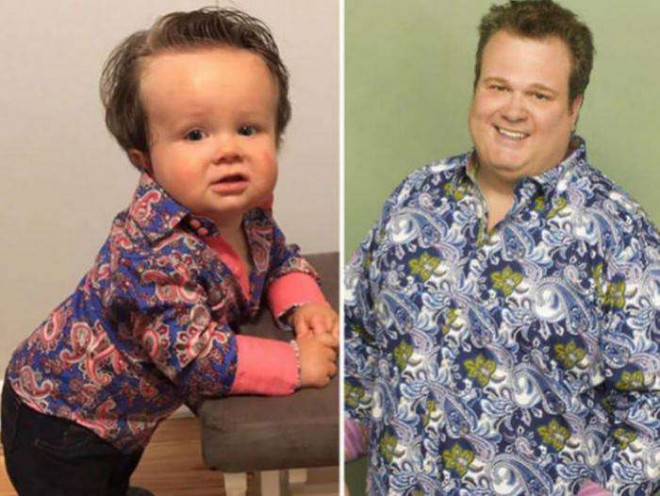 Estos bebés se parecen mucho a personajes famosos - Imagen 9